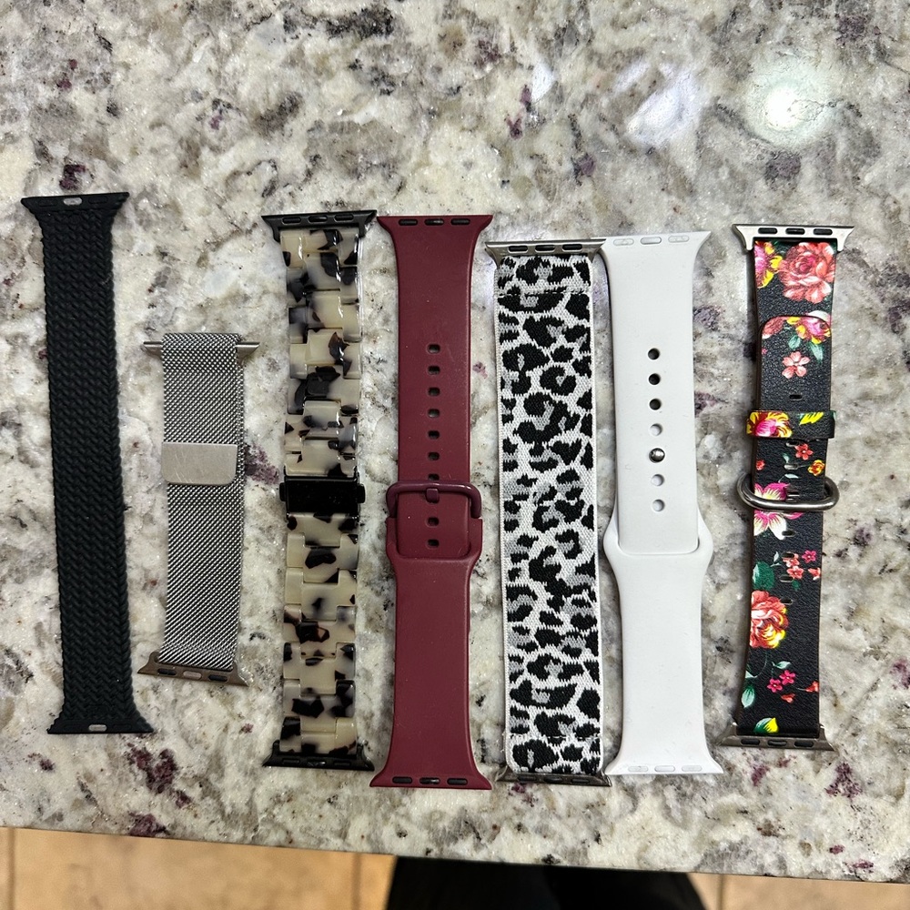 Set of Stylish Apple Watch Bands 38mm